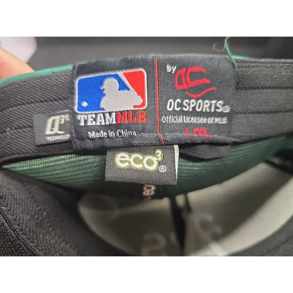 OUTDOOR CAP SPORTS Oakland A's Baseball Hat L/XL MLB Green Embroidered Cap NWT